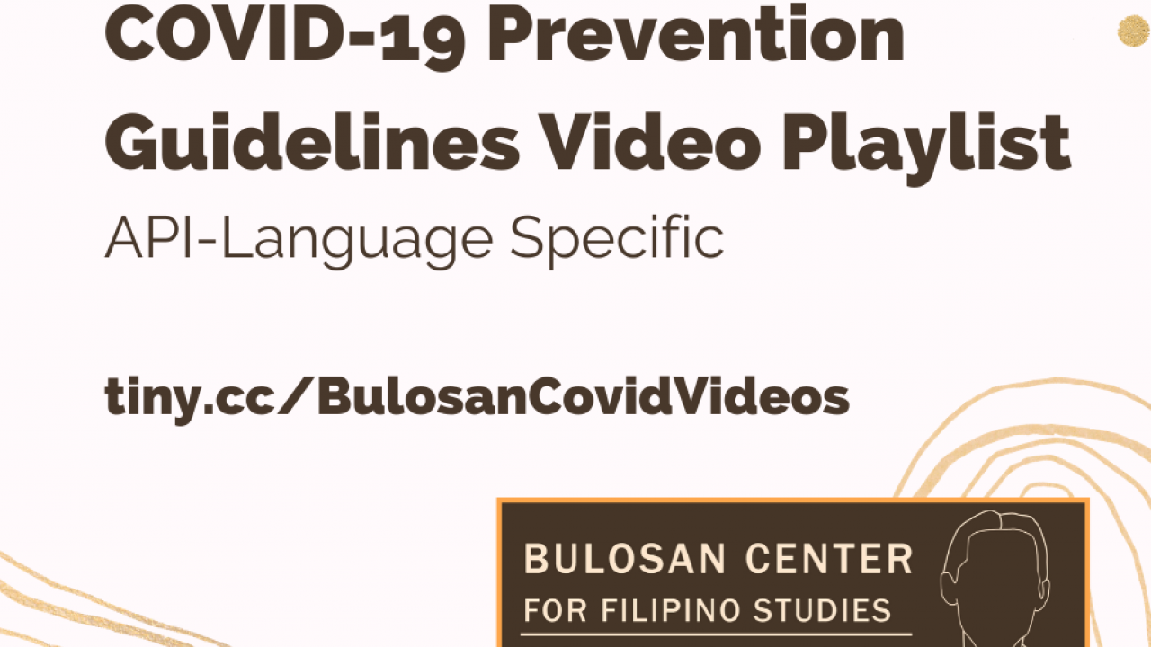 COVID-19 Prevention Guidelines Video Playlist